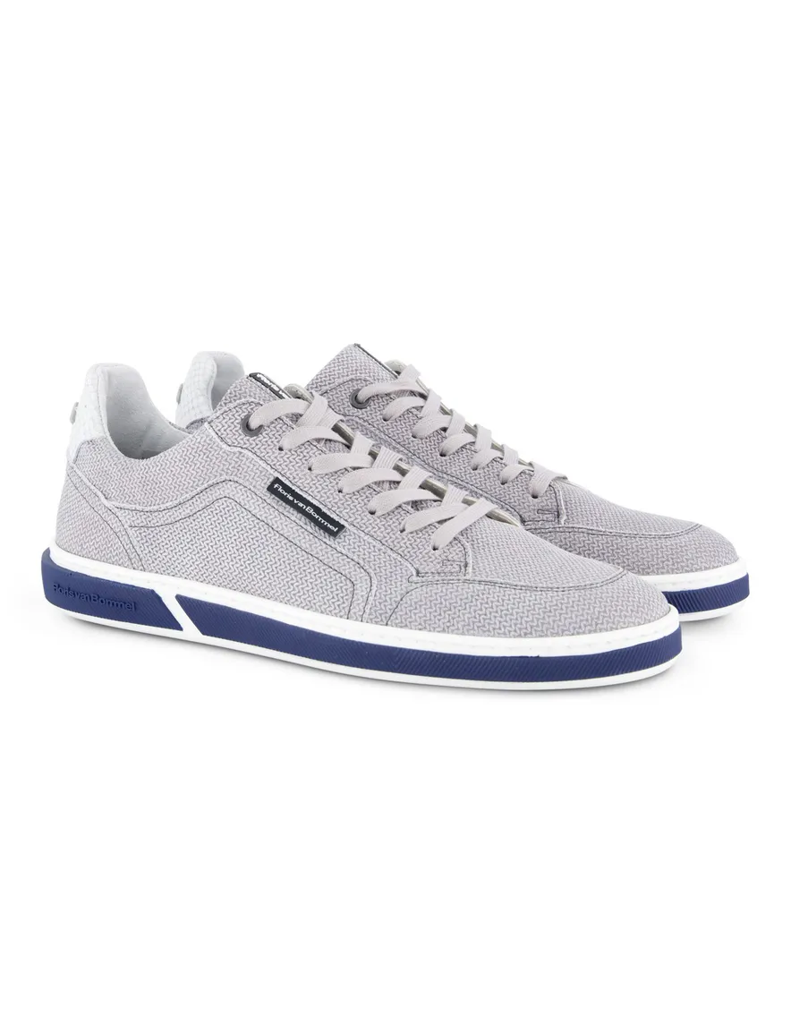 Floris van bommel sneakers grijs structuur