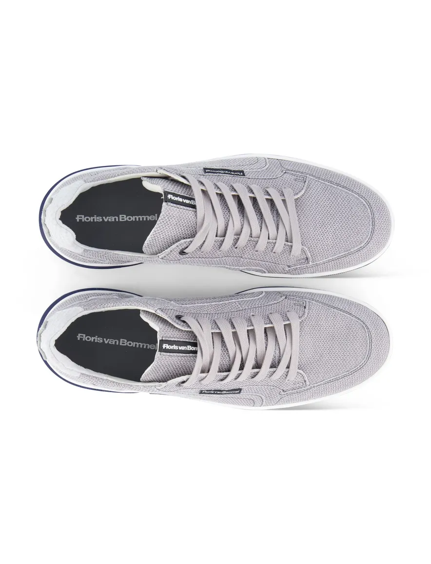Floris van bommel sneakers grijs structuur