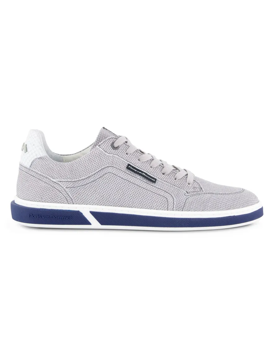Floris van bommel sneakers grijs structuur