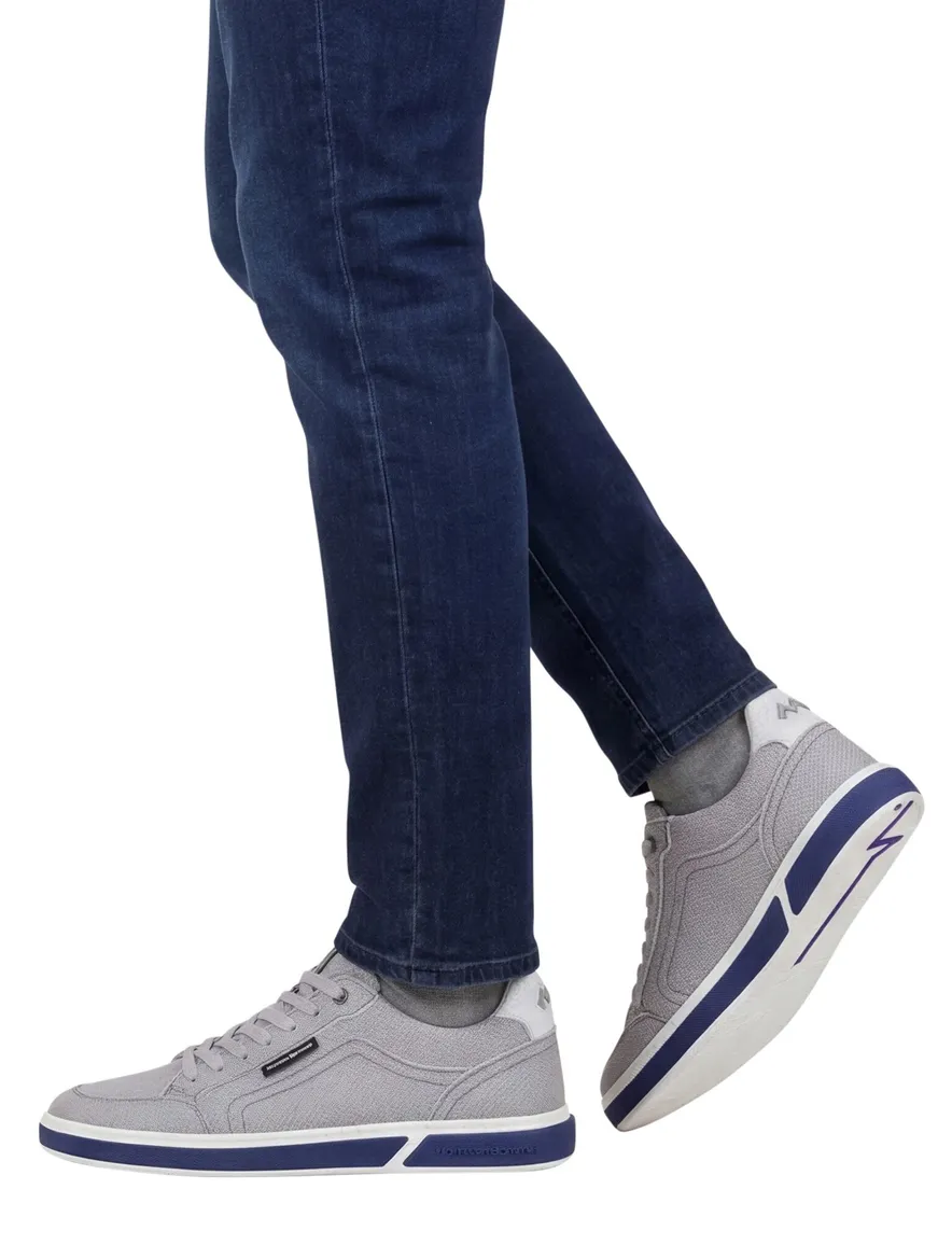 Floris van bommel sneakers grijs structuur