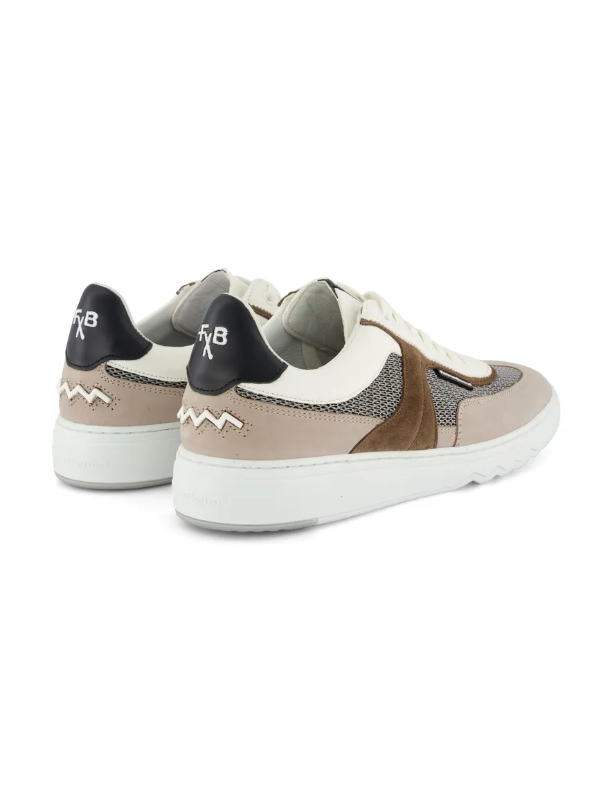Floris van Bommel Sneaker beige witte zool