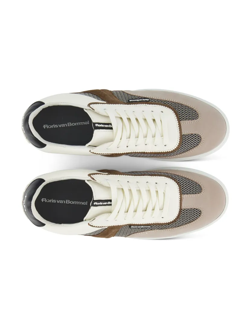 Sneakers beige Floris van Bommel leer