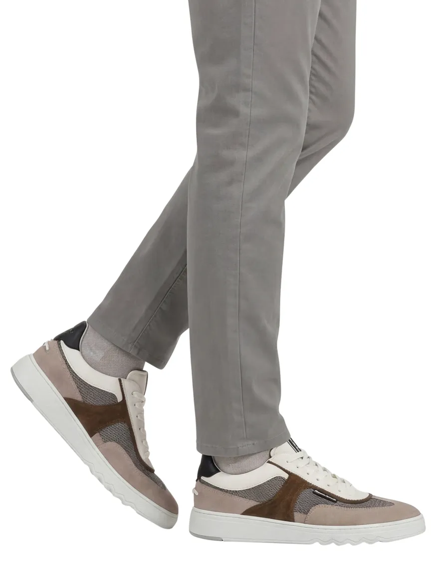 Floris van Bommel Sneaker beige witte zool