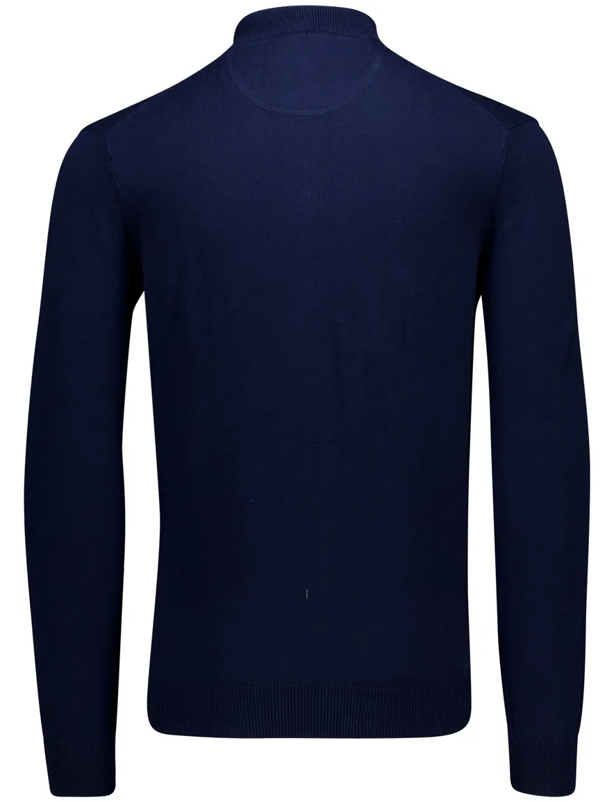 Portofino vest donkerblauw katoen
