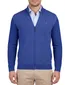 Portofino vest blauw effen washed look normale fit