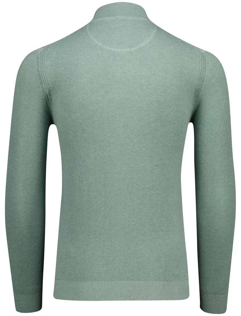 groen Portofino vest katoen normale fit