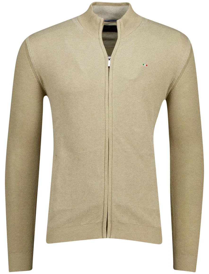 Portofino vest beige katoen