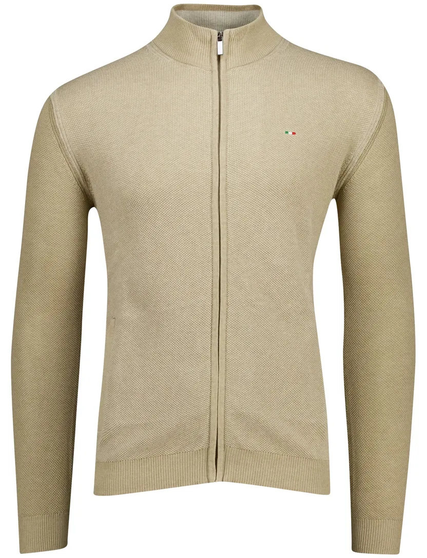Portofino vest beige katoen