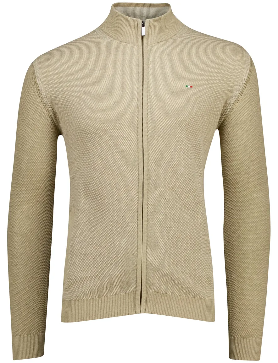 Portofino vest beige katoen