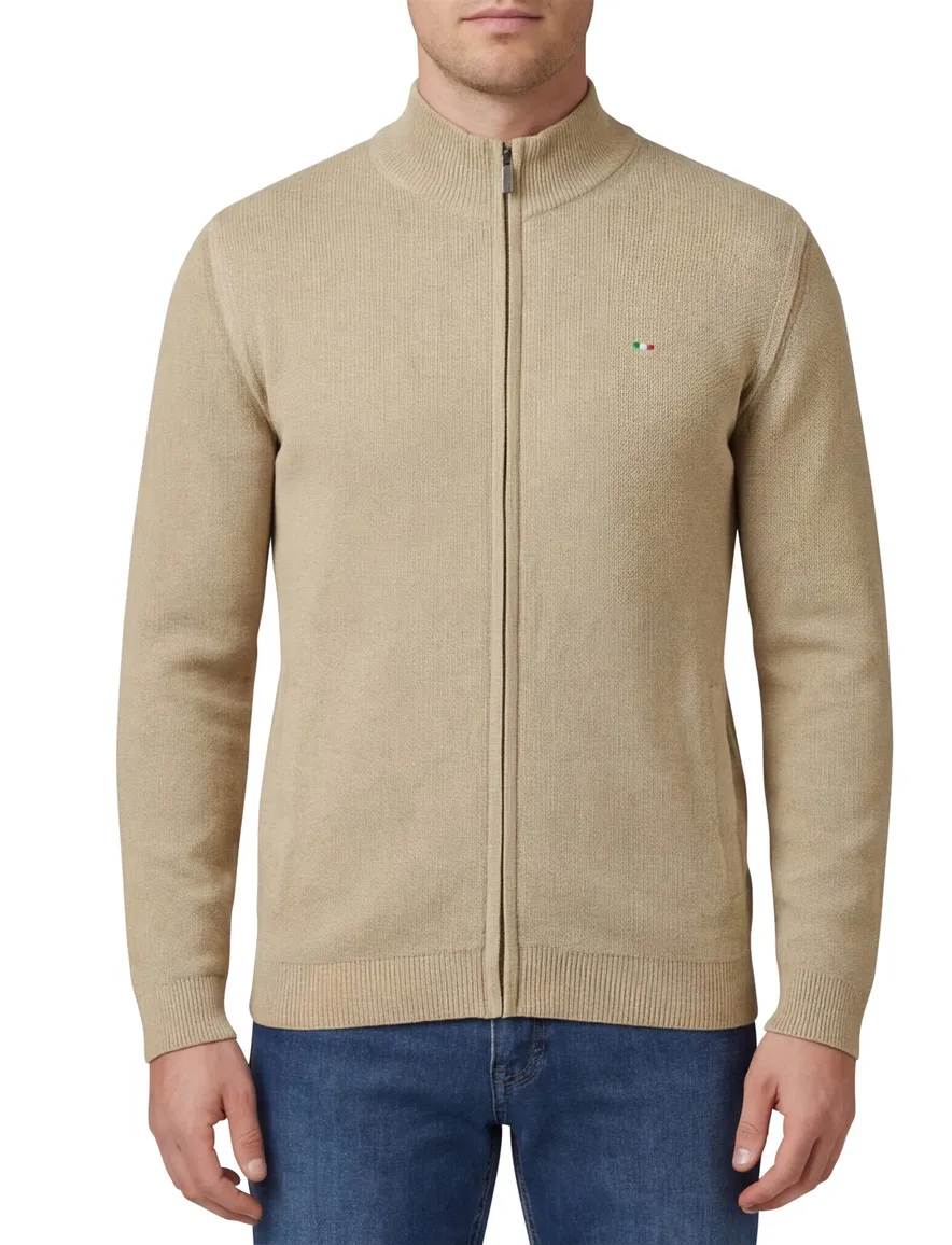 Portofino vest beige katoen