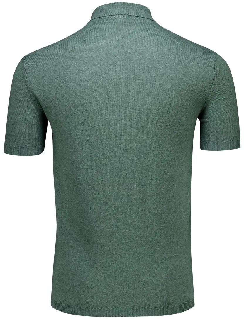 Portofino polo groen v-hals gebreid