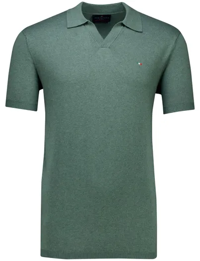 Portofino poloshirt extra lang groen Portofino