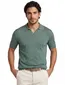 poloshirt extra lang groen Portofino