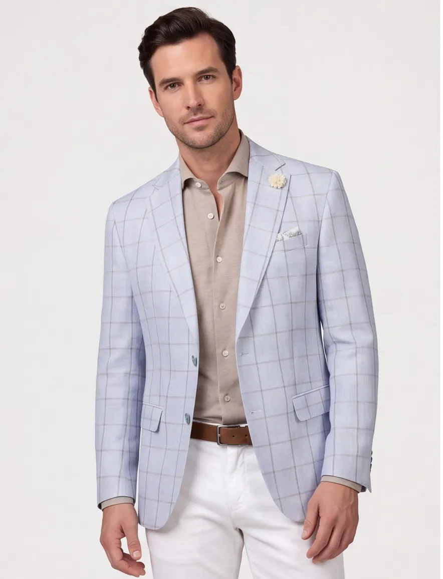 Carl Gross Say Yes colbert Tannon-G lichtblauw modern fit