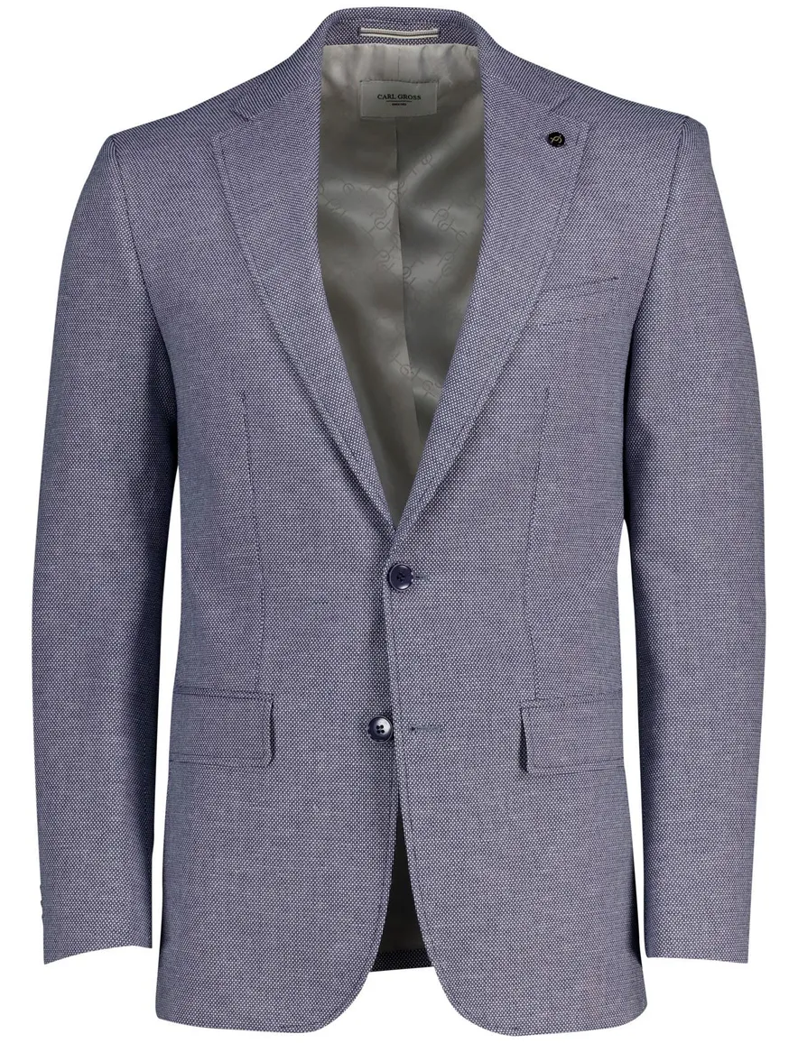 Carl Gross Sakko colbert blauw normale fit