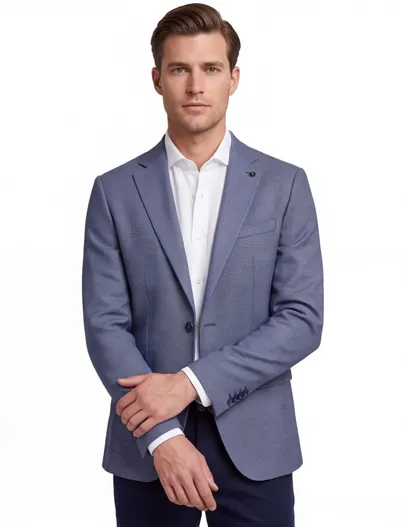 Carl Gross Carl Gross Sakko colbert blauw normale fit