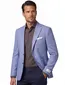 linnen Carl Gross Sakko colbert blauw normale fit