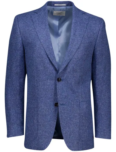 Carl Gross Carl Gross colbert blauw modern fit met voering