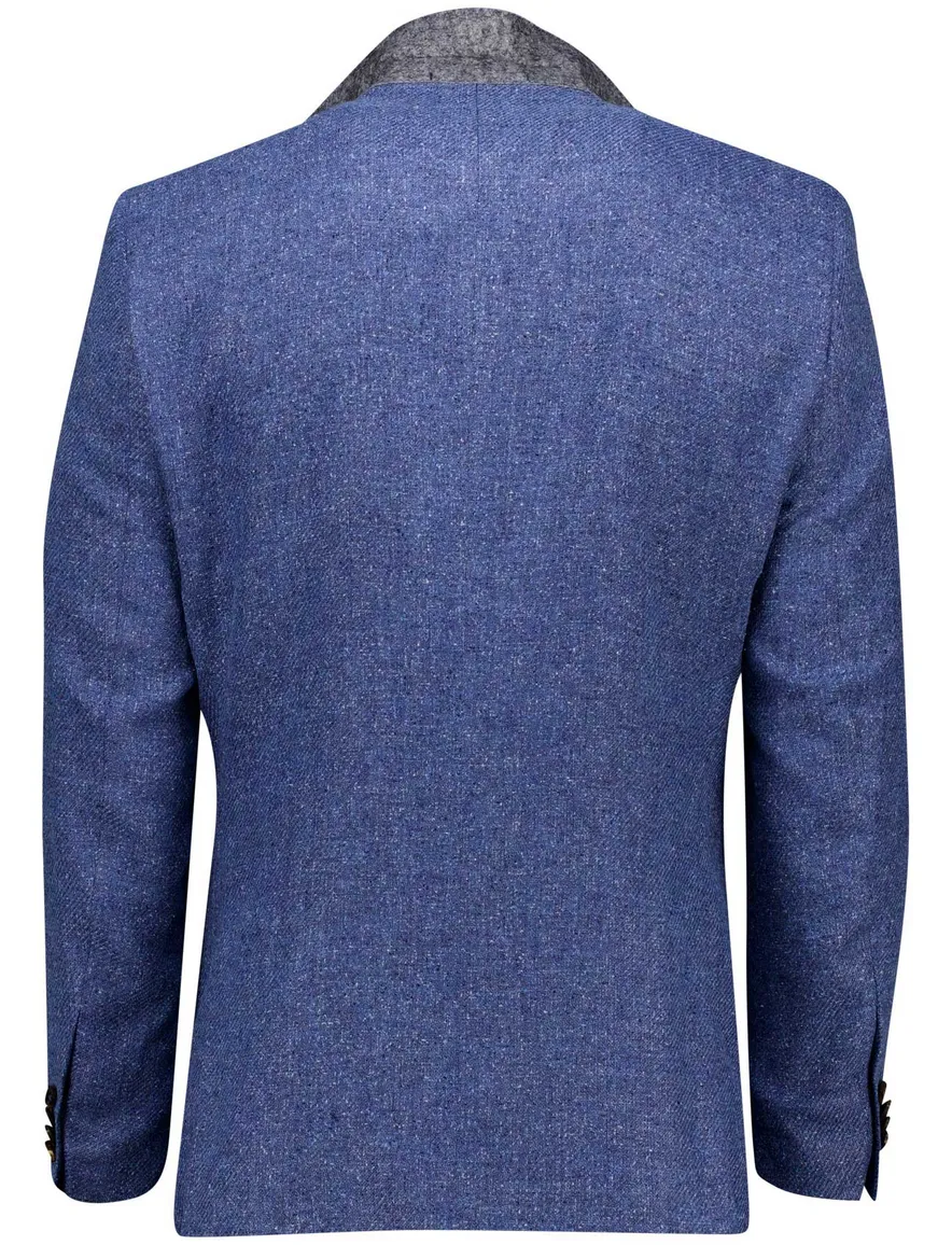 Carl Gross colbert blauw modern fit met voering