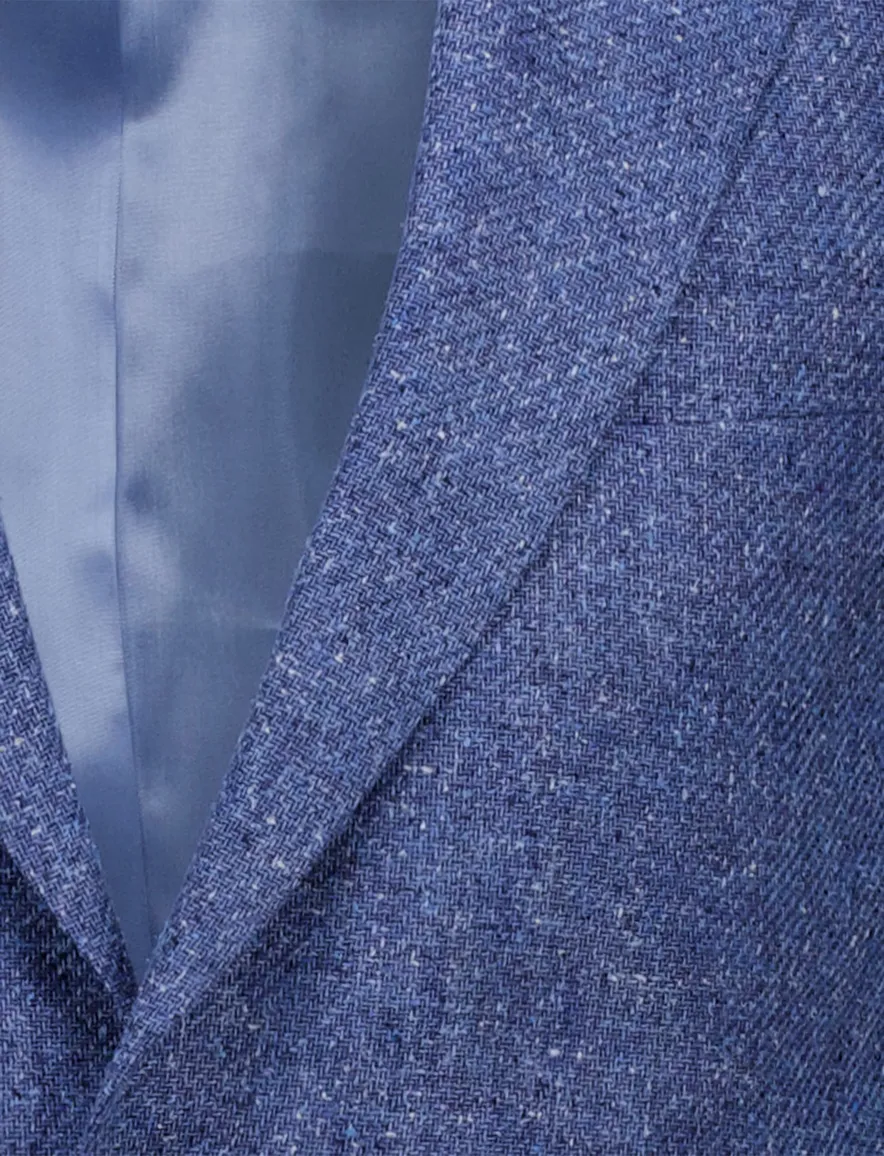 Carl Gross colbert blauw modern fit met voering