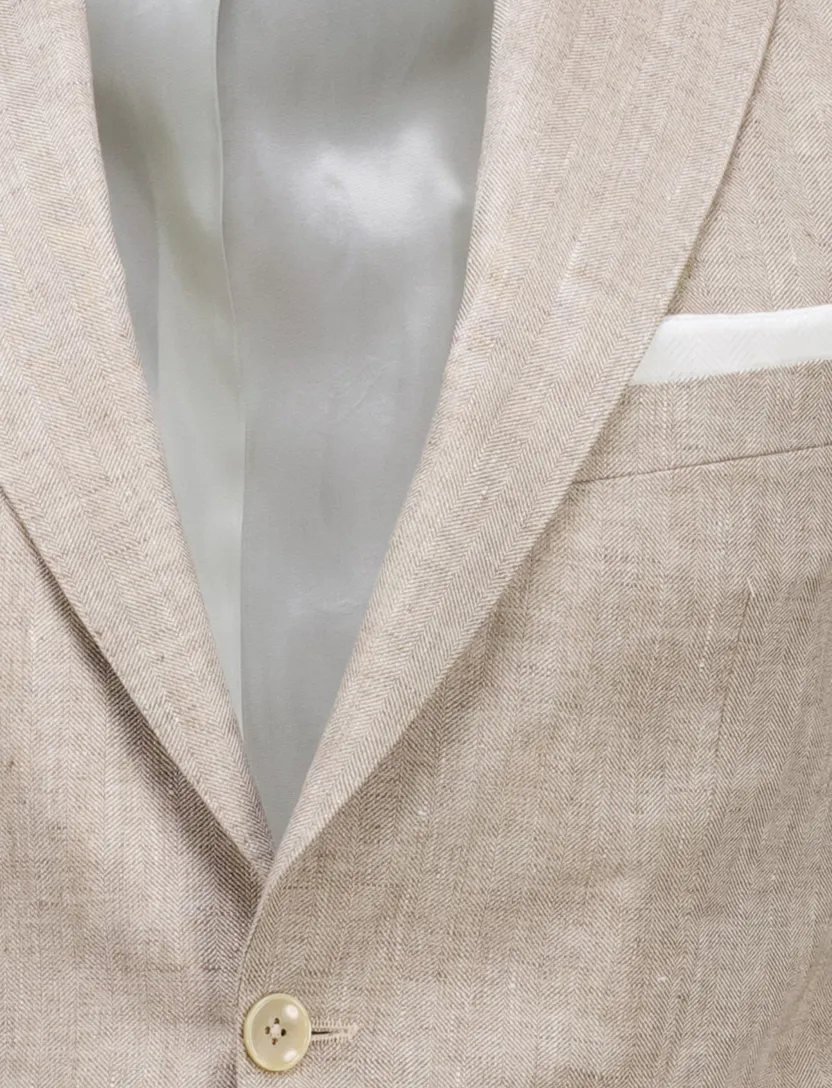 linnen Carl Gross colbert Tate Black Line beige