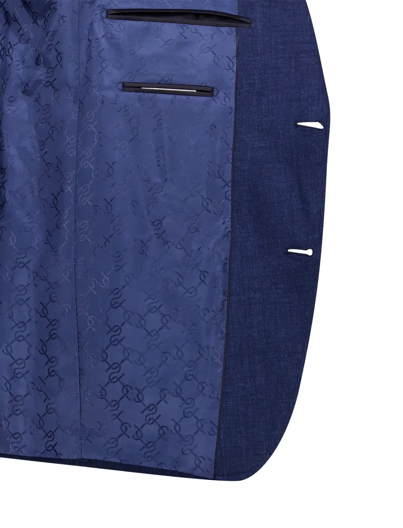 Carl Gross Sakko colbert blauw normale fit