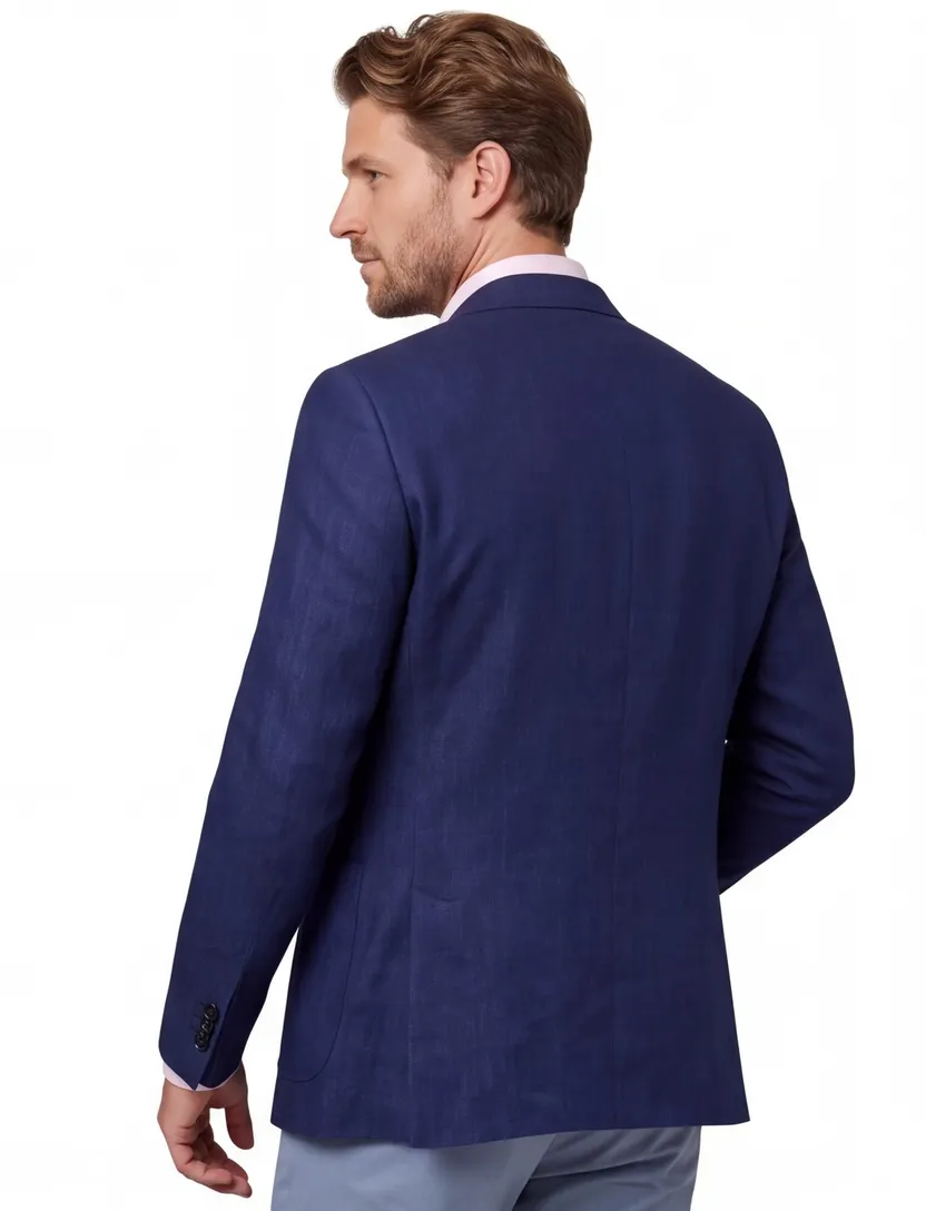 Carl Gross Sakko colbert blauw normale fit