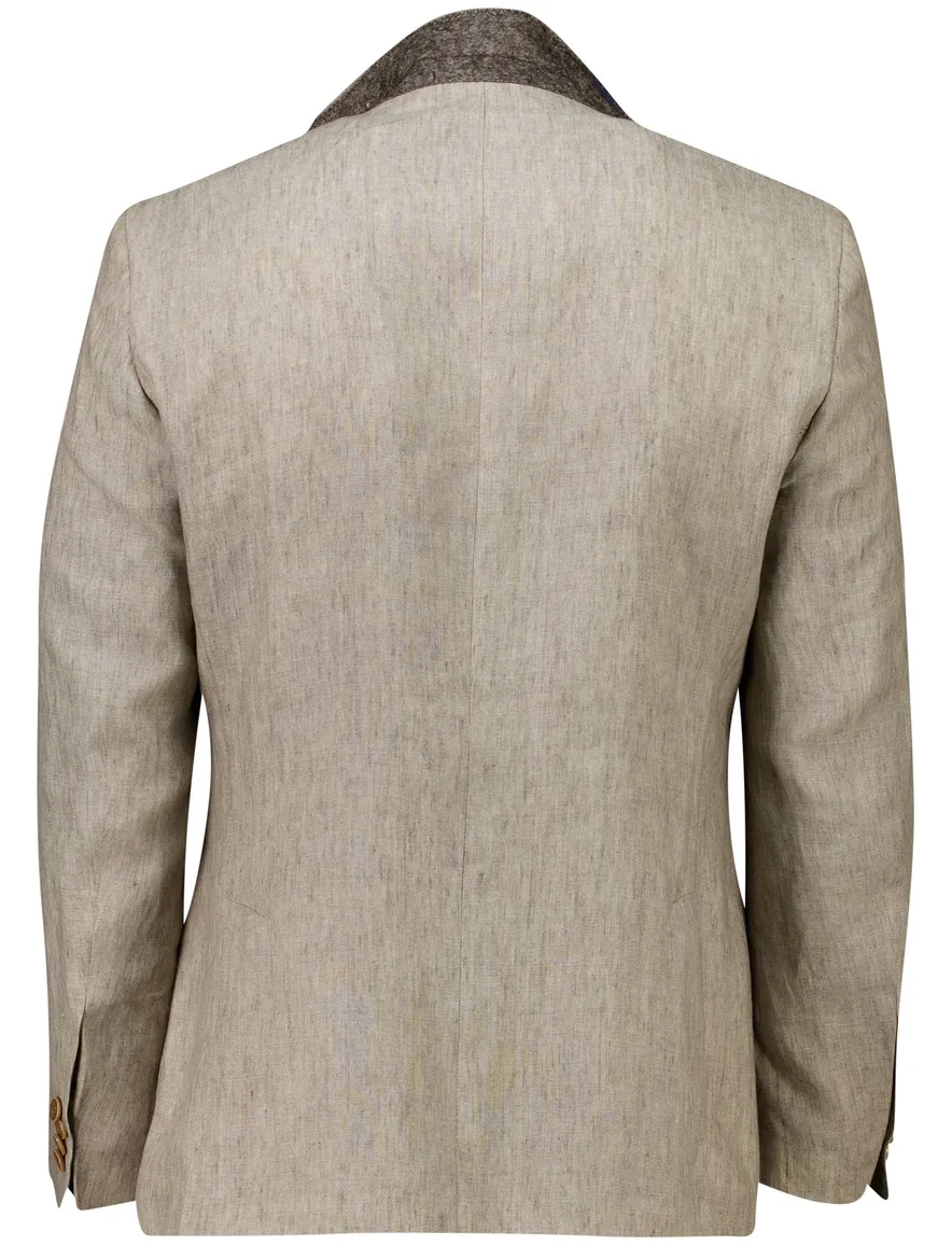 Carl Gross colbert Tebbo-G beige linnen