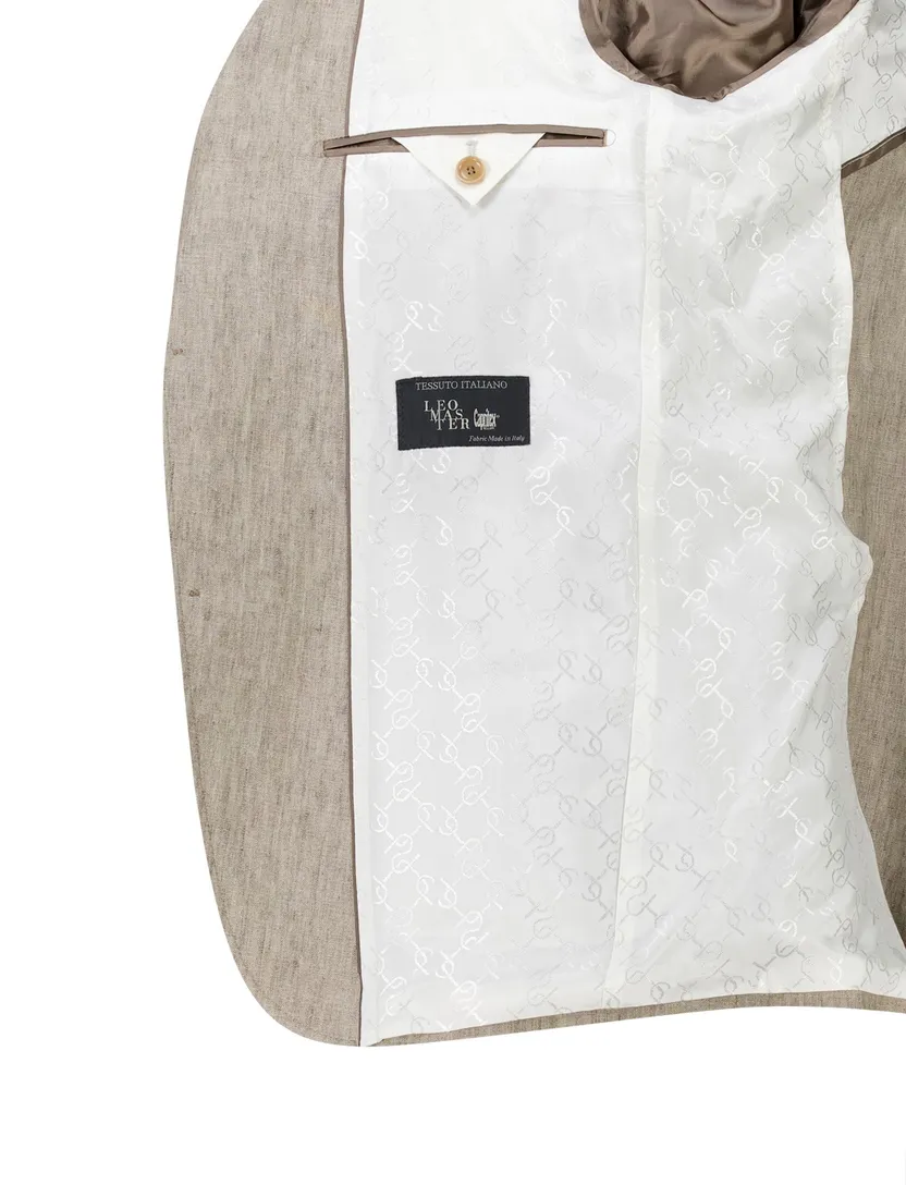 Carl Gross colbert beige linnen
