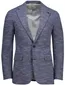 Carl Gross Sakko colbert blauw gemeleerd normale fit