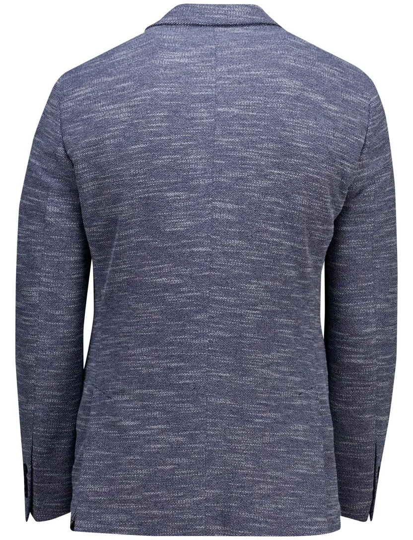 Carl Gross Sakko colbert blauw gemeleerd normale fit