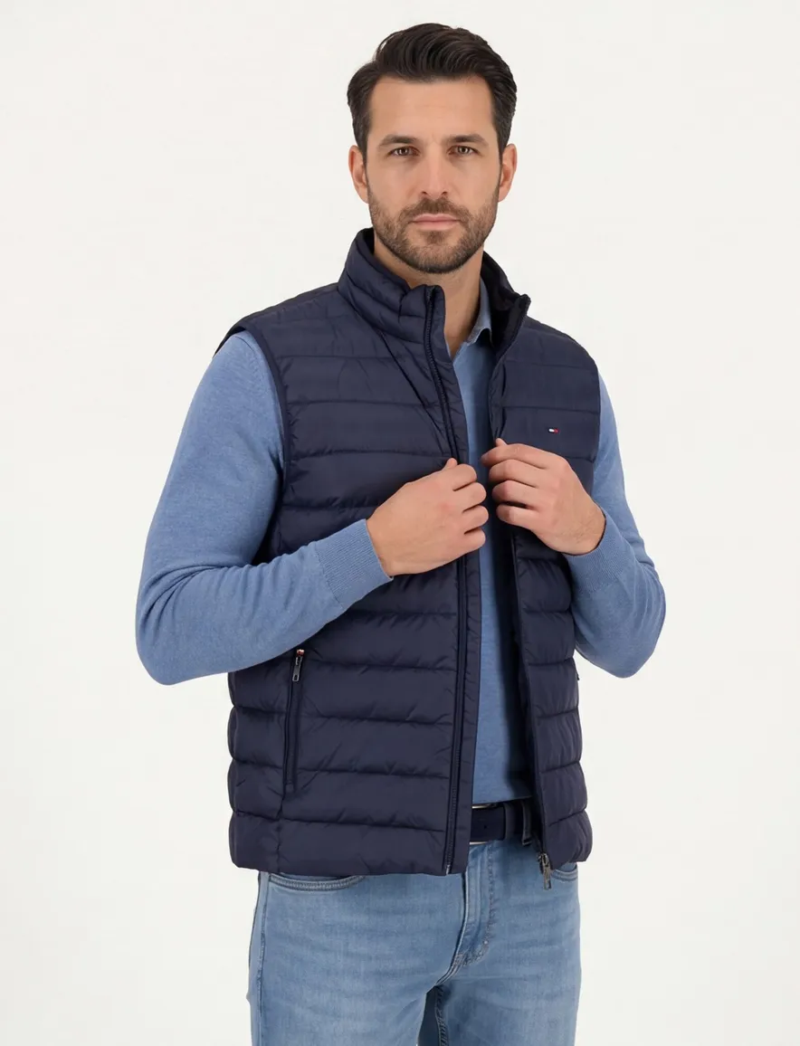 bodywarmer blauw Tommy Hilfiger