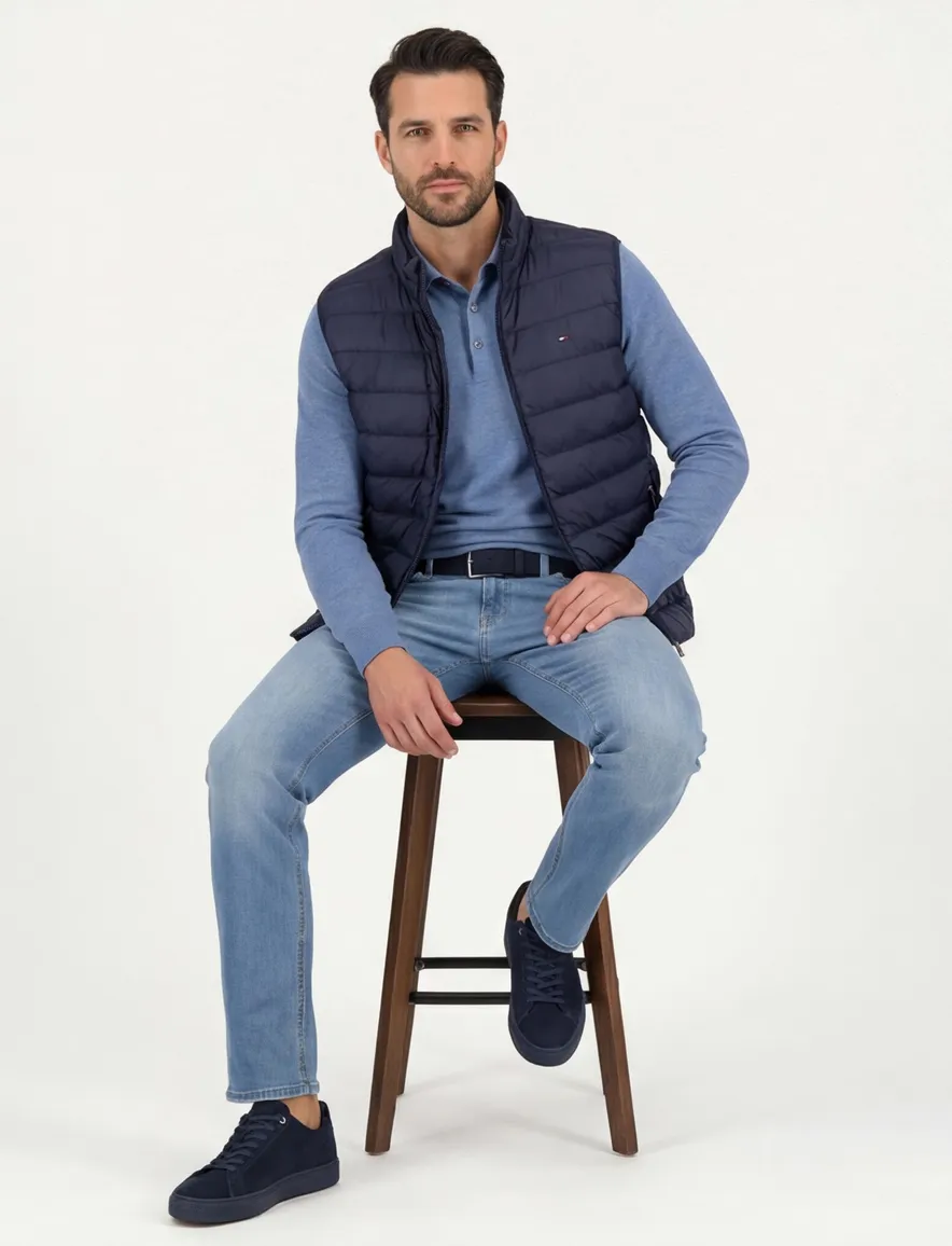 bodywarmer blauw Tommy Hilfiger