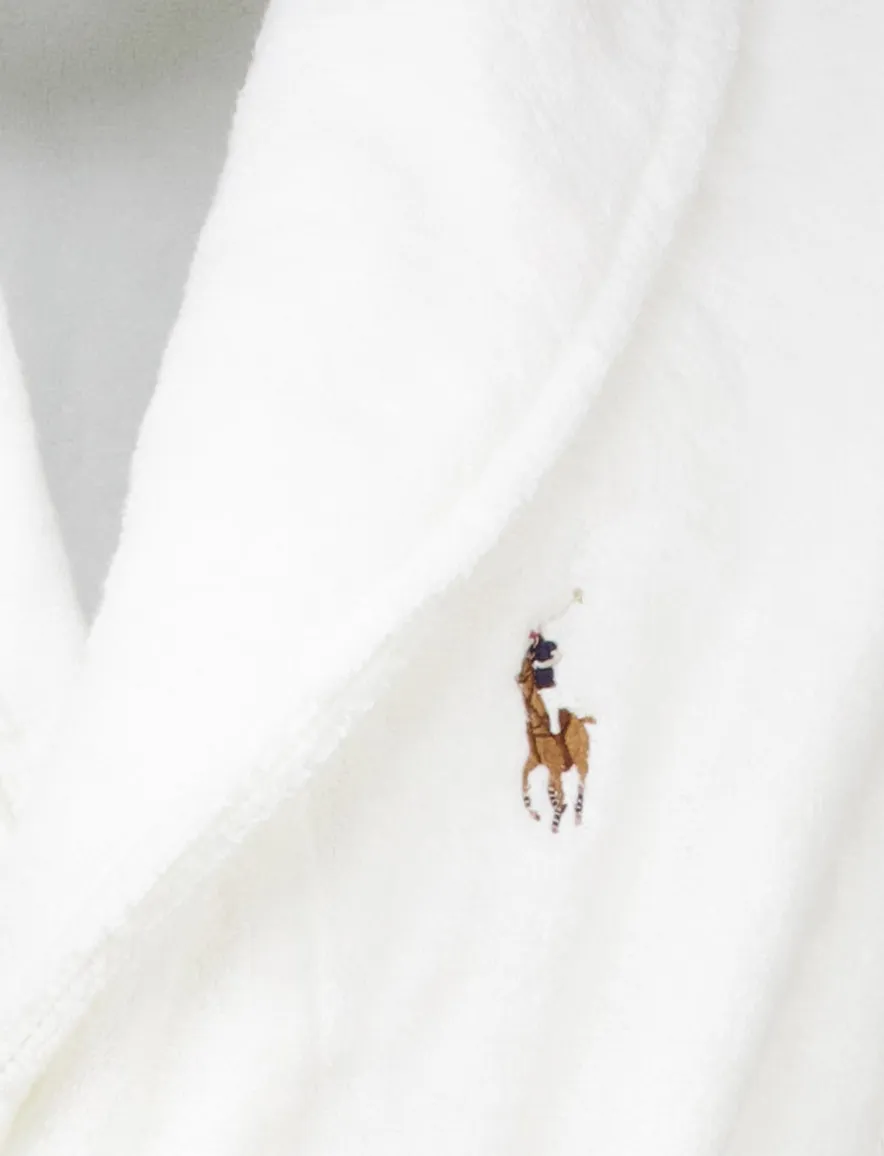 Polo Ralph Lauren badjas wit effen normale fit