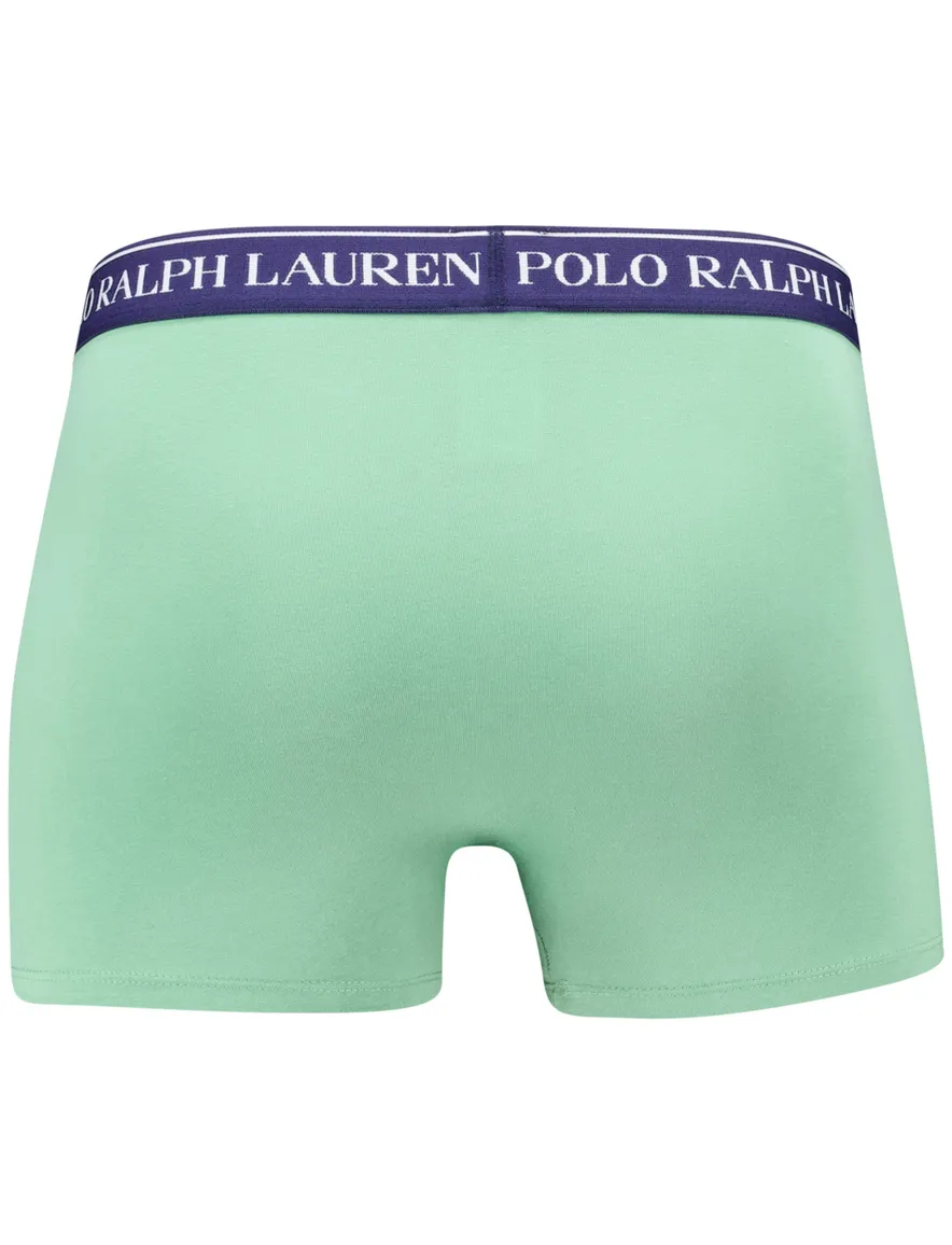 Polo Ralph Lauren boxershorts 3-pack groen-blauw katoen