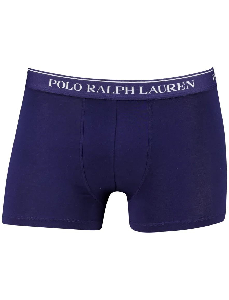 Polo Ralph Lauren boxershorts 3-pack blauw d.blauw beige katoen