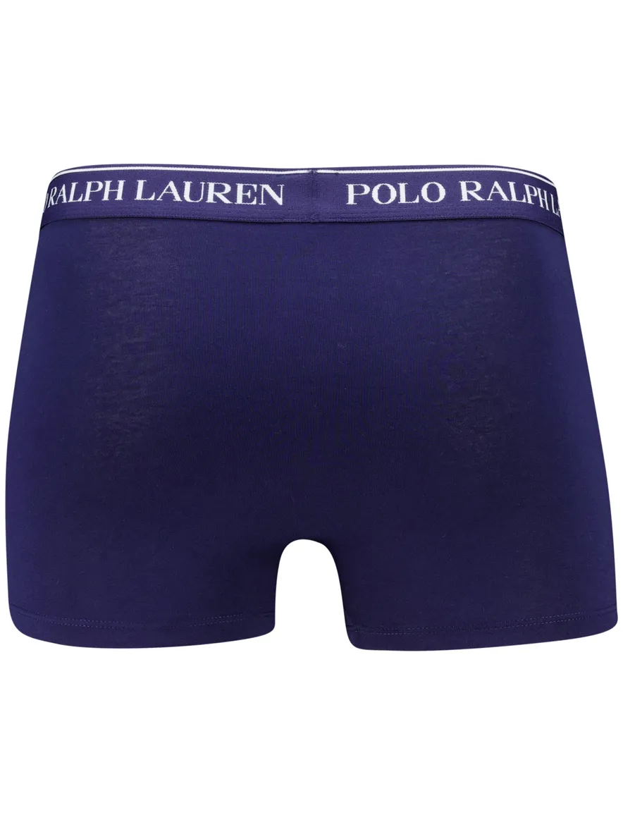 Polo Ralph Lauren boxershorts 3-pack blauw d.blauw beige katoen