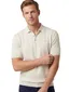poloshirt korte mouw Portofino creme normale gemeleerd
