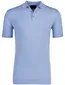 katoenen Portofino extra lange korte mouw polo blauw