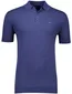 poloshirt extra lang Portofino donkerblauw 3 knoops