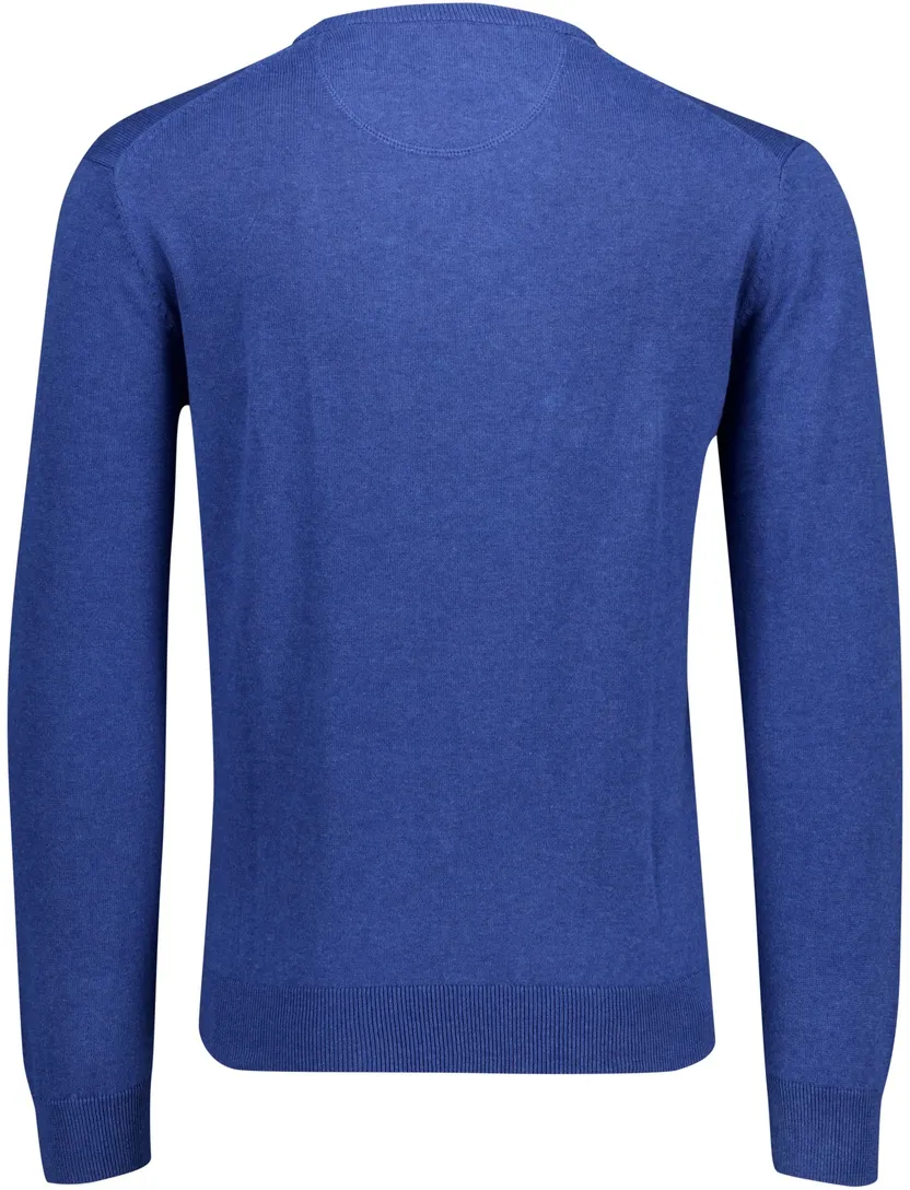 Portofino trui ronde hals blauw