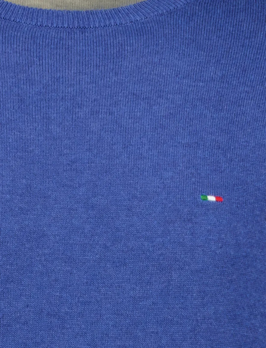 Portofino trui blauw ronde hals