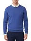 Portofino trui ronde hals blauw