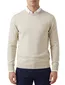 Portofino trui ronde hals beige