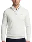 Portofino half zip trui wit katoen