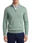 Portofino half zip trui groen katoen
