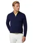 trui extra lange mouwlengte donkerblauw Portofino