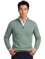 Portofino half zip trui extra lang groen