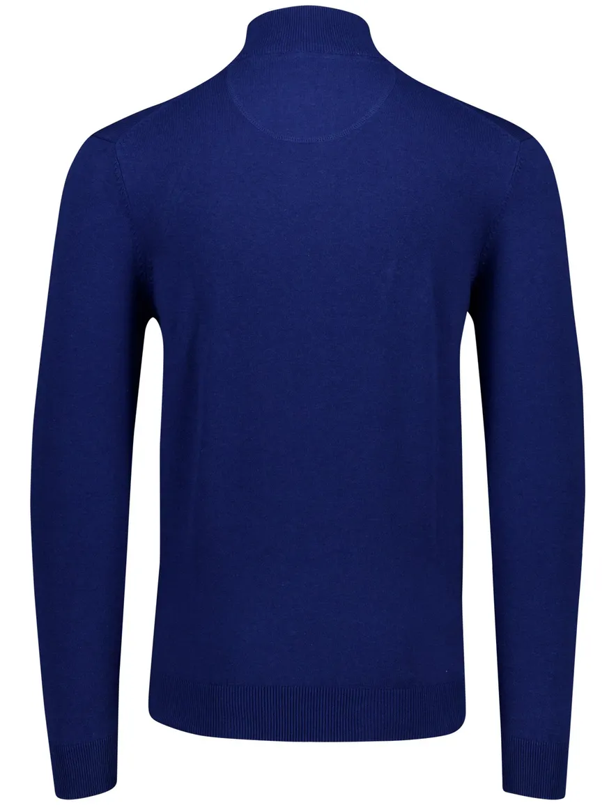 trui blauw Portofino Regular Fit