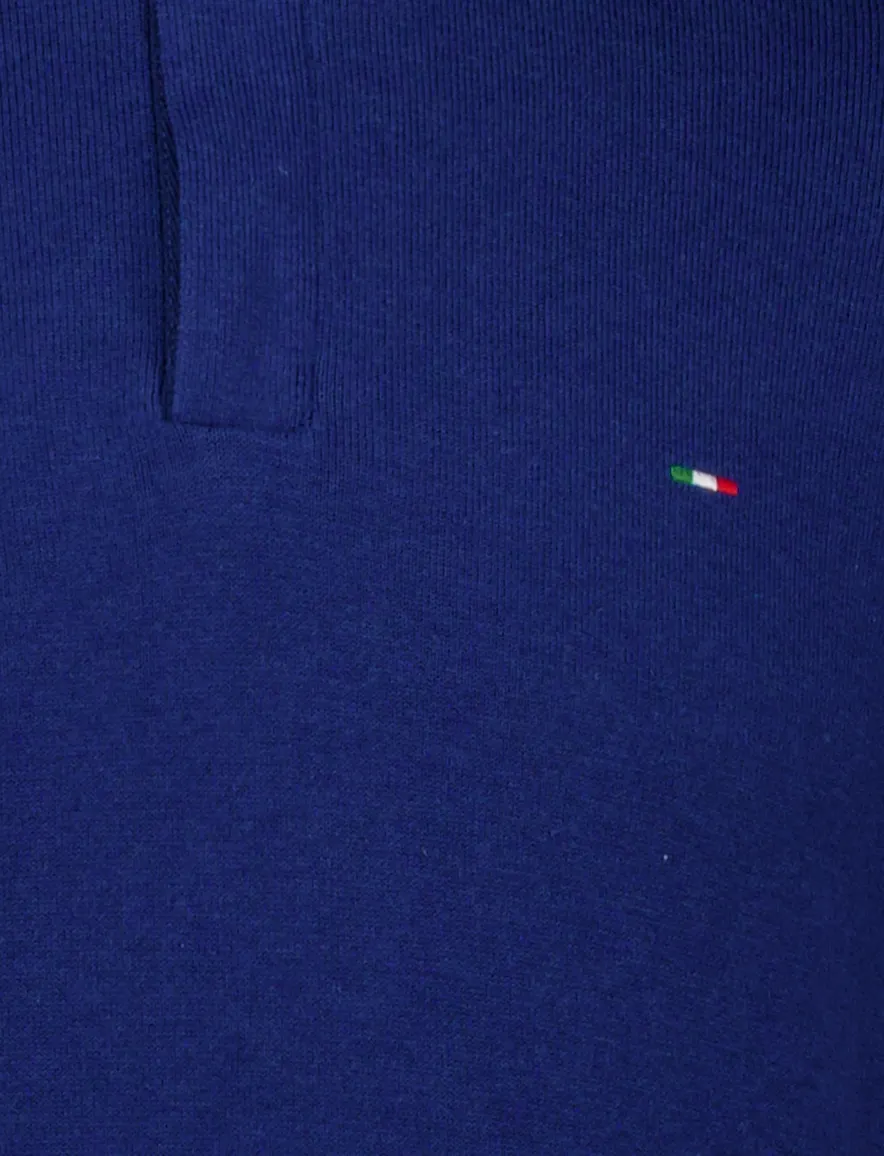 trui blauw Portofino Regular Fit